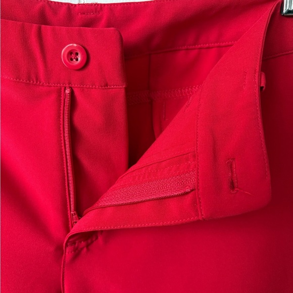 Red Mid-Thigh Shorts - Picture 4 of 5